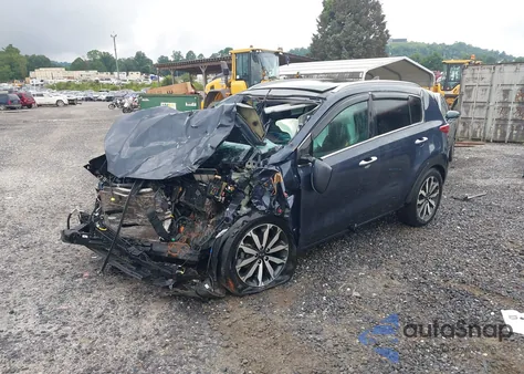 2017 Kia Sportage Ex from USA, damaged, VIN KNDPNCAC4H7267686